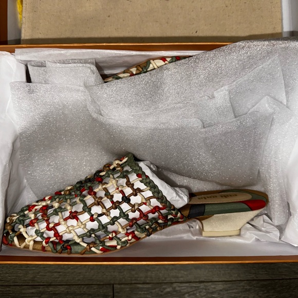 Cult Gaia Monica Silk Mules NWT - Picture 6 of 10